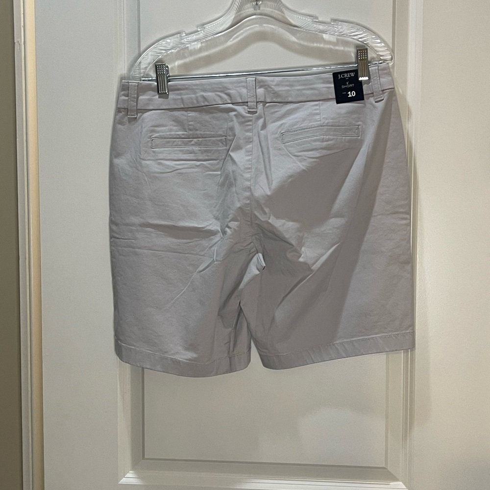 J. Crew Women's Khaki Bermuda Shorts NWT Size 10 - Picture 6 of 7